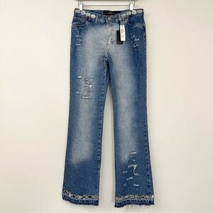 Vintage Celo Denim Rhinestone Jeans Y2K